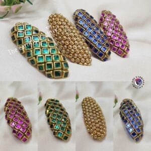 Kundan Saree Pin