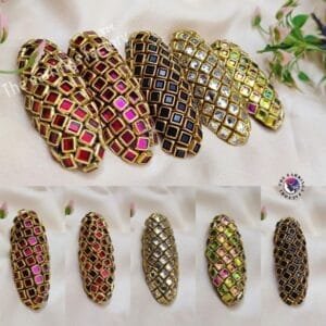 Kundan Saree Pin