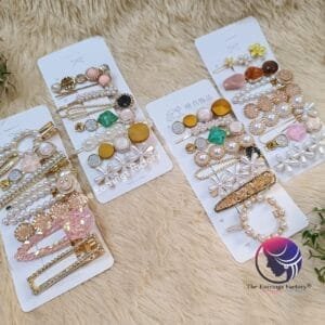 Trending Korean Hair Clip Card Collection
