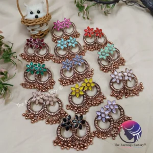Trending Copper Stone Studs