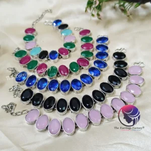 Trending Silver Stone Bracelet