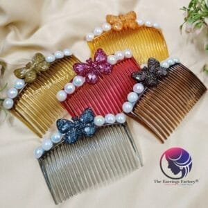 Stylish Pearl | Butterfly Hair Comb slide Clip Hairpin