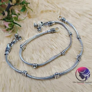 Traditional Oxidized Anklet