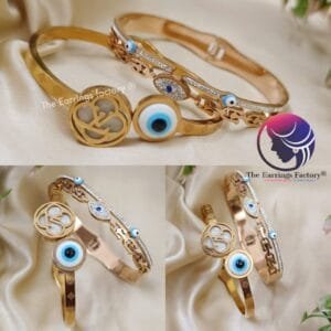 Premium Evil Eye Anti Tarnish Openable Kada Bracelet