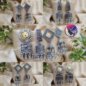 Fancy Silver Jhumka