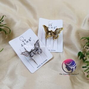Trendy Small Butterfly Metal Hair clip