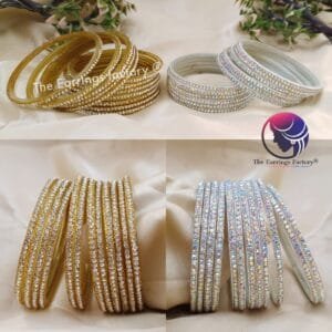 Trending Golden | Silver Glass Bangles