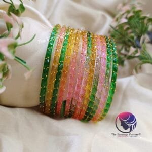 Trending Raindrop Glass Bangles