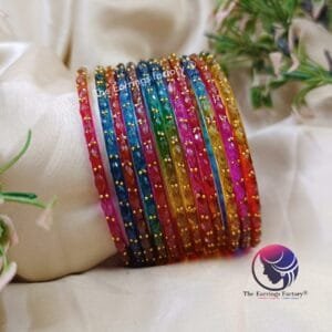 Trending Raindrop Glass Bangles