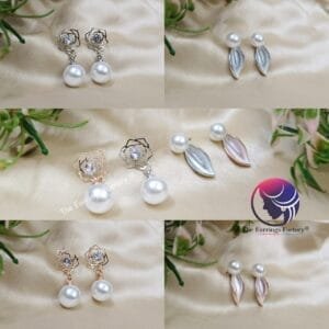 Western Fancy Rose Gold | Silver Pearl Earring