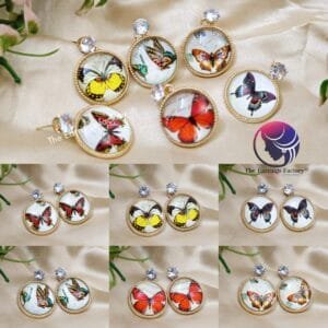 Western Fancy Butterfly Earrings
