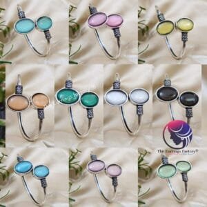 Trending Silver Fancy Stone Bracelet