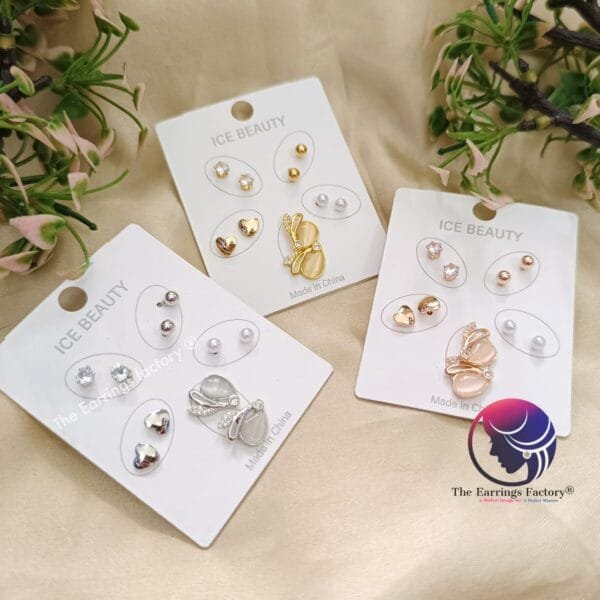 Stainless Steel Small Size Studs Card Collection