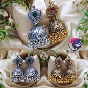 Traditional Silver | Golden Classic Jhumka