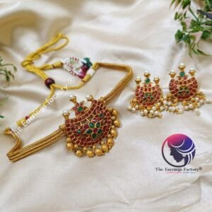 Traditional Antique Chocker Set With Earrings