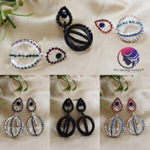 Western weightless Fancy Stone Earrings