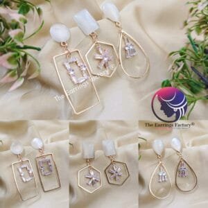 Korean Rose Gold Weightless AD Stone Earrings