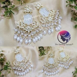 Weightless Kundan Pearl | wedding | Party wear Earrings