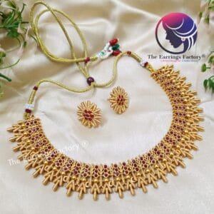 Traditional Antique Neckset With Earrings