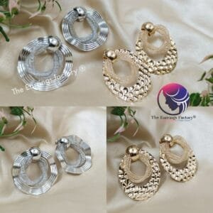 Western Weightless Golden | Silver fashion earrings
