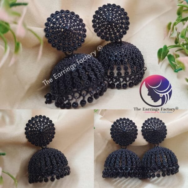 Trending Black Big Jhumka