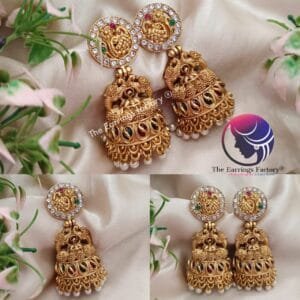 Traditional Antique Peacock Jhumka