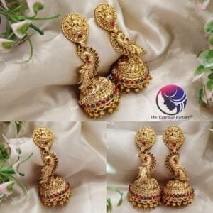 Traditional Antique Temple Long Jhumka