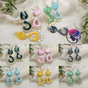 Trending Peacock Meenakari Earrings