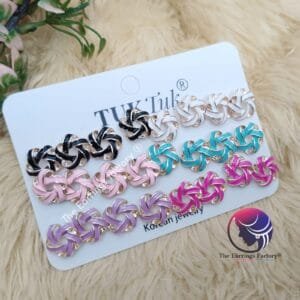Western Metal Colourful Small Studs Collection