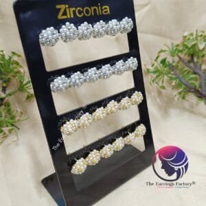 Western Silver | Golden Pearl Studs