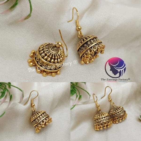 Traditional Golden Hook Jhumka