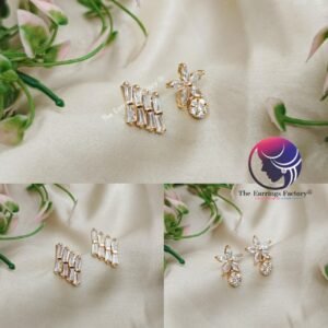 Daily Wear Golden Stone Small Studs