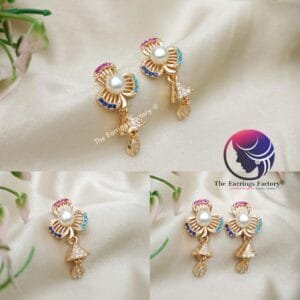 Daily Wear Golden Stone Jhumka
