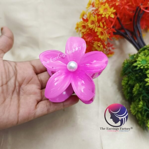 Trending Floral Hair Claw Clips - Image 2
