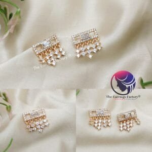 Daily Wear Golden Stone Studs
