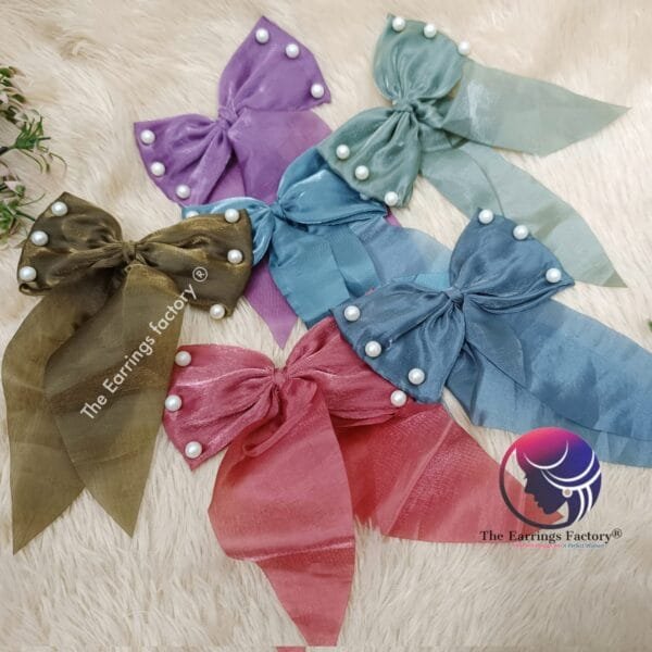 Stylish Ribbon Bow Hair Clips