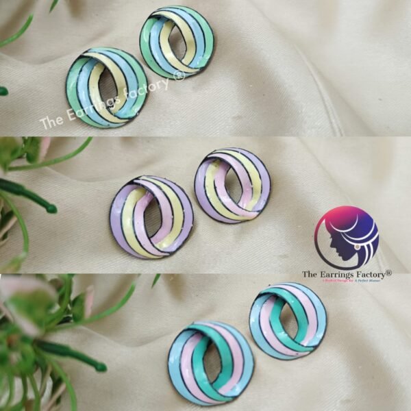 Trending Meenakari Fancy Studs - Image 2