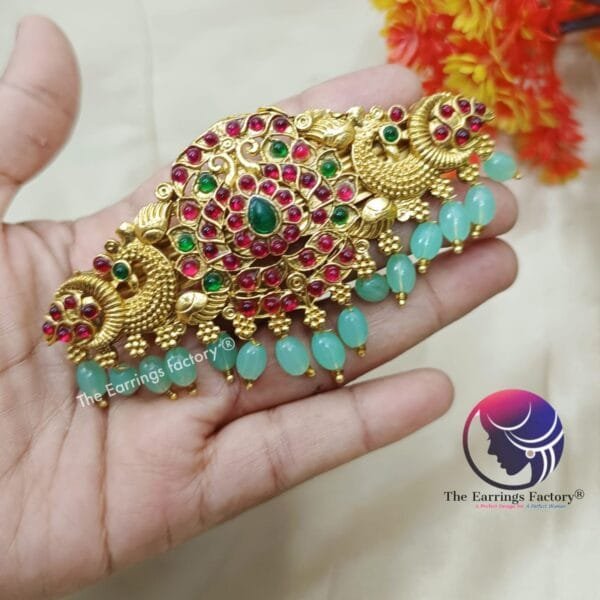 Traditional Antique Center Hairclips - Image 2