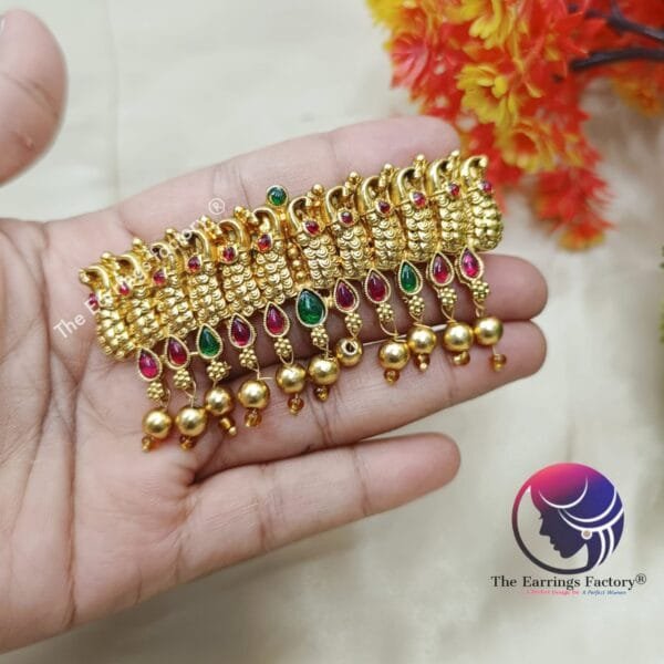 Traditional Antique Center Hairclips - Image 2