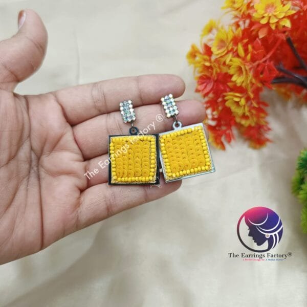 Western Weightless Hand Made Stone Earrings - Image 3