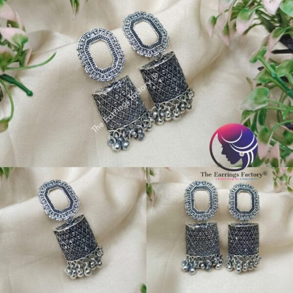 Trending Weightless Silver Jhumka