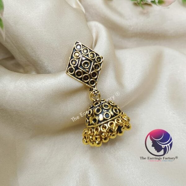 Trending Weightless Golden Jhumka - Image 3