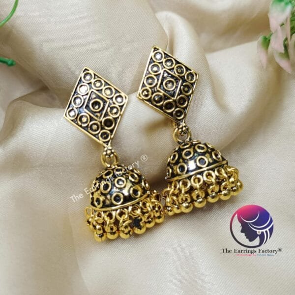 Trending Weightless Golden Jhumka - Image 4