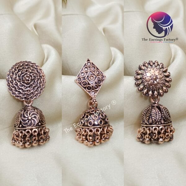 Trending Weightless Copper Jhumka - Image 2