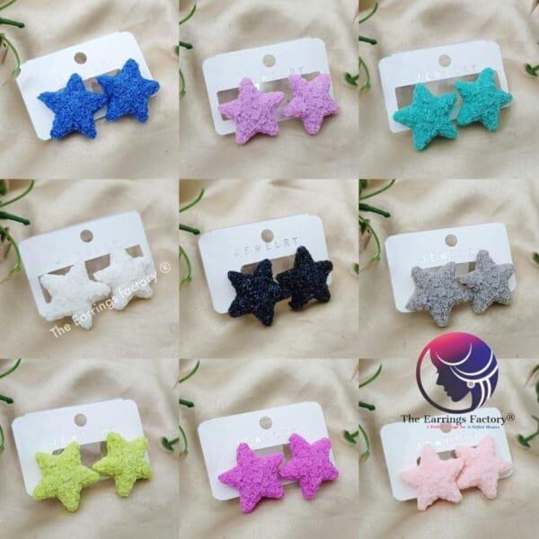 Western Floral Star Shape Studs - Image 2