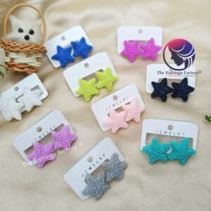Western Floral Star Shape Studs
