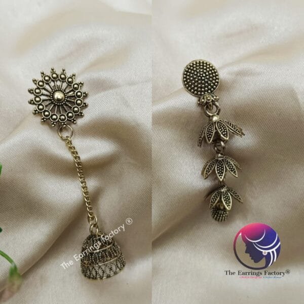 Trending Golden Long Jhumka - Image 2
