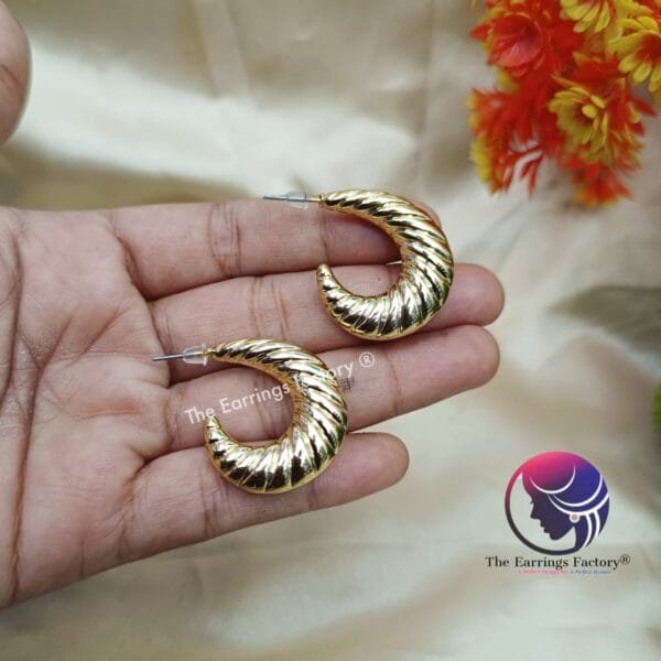 Western Premium weightless Half Ring Earrings - Image 3