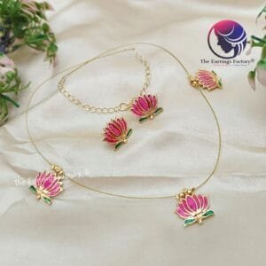 Trending Invisible Golden Lotus Necklace