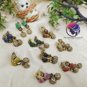 Trending Golden Stone drop Fancy Earrings